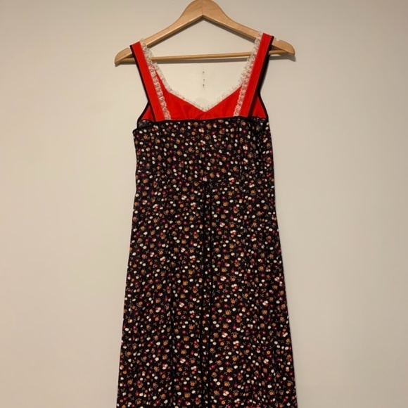 Vintage 70’s - red black - Gunne sax style -
Sleeveless ress size S-M - Picture 7 of 12